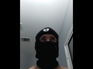 Masked Man Moans for you while Playing with his Cock *moaning, Whimpering*