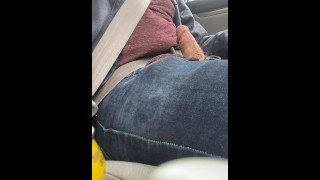 I Couldn’t Stop Myself From Stroking My Hard Dick While Driving. The Thrill Was Amazing!