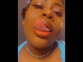 Daddy’s little Brat Playing with her Huge Natural Milkers