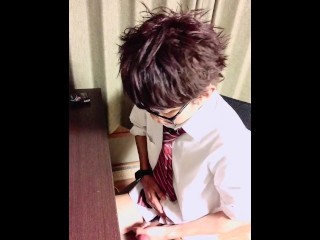 Japanese boy afterschool activity