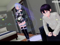 【#07駆動妖精アイディールレイズ実況】「可愛い反応ですね」敵女アンドロイドのおっぱい揉んだり、オーナーと中出しセックスしたり。(ロボット女(機械女) アクション同人エロゲー ※体験版範囲外の内容です - Screenshot 2 of 16 - Hentai