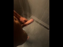 Masturbating in the shower