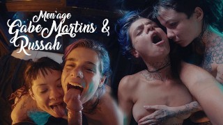 Gabemartinz Mein 1. Menage-Sexvideo Russah & Bosspov