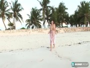 Preview 6 of Gianna Rossi: Busty Beach Babe
