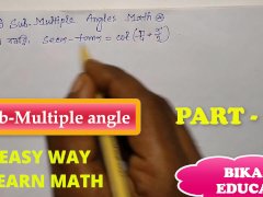 Sub Multiple Angles Class 11 math prove this math Slove By Bikash Educare Part 9
