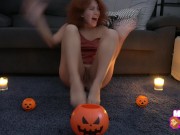 Preview 3 of Wifey Marina Gold squirts on Halloween Night