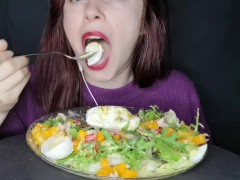 asmr mukbang feederism burrata coulante