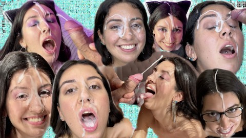 Enorme cumshot compilatie - Facial - Zaad in mond - Zaad slikken