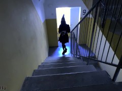 Призвал ведьму , чтобы трахнуть ее черным членом в Halloween - Screenshot 1 of 16 - Brunette