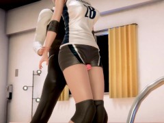バレーボール女子身長180cm　バック - Screenshot 2 of 16 - Big Breast
