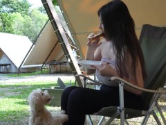 (IG: @326n.h) Easy Camping With Breakfast