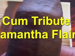 97 Duke Hunter Stone Cum Tribute - Samantha Flair (pls check her Vids and Support her)