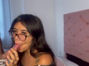 Preview 2 of We meet to give my gifted friend a drooling blowjob
