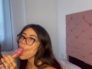 Preview 6 of We meet to give my gifted friend a drooling blowjob