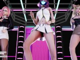 [MMD] D.Holic - Chewy Ahri Seraphine Akali Hot Kpop Dance League of Legends KDA Hentai