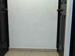 HALLOWEEN 🎃 -TRICK OR TREAT- GIRL IN FRENCH MAID COSTUME GET FUCKED IN THE HALL BY NEIGHBOR