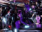 Preview 1 of Valkyr Warframes Banging in the Orbiter