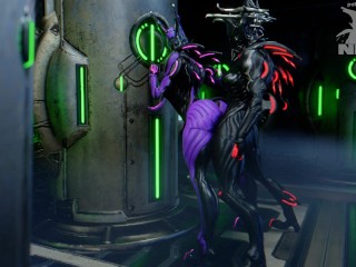 Rápido Caralho Valkyr Warframes Animação 3D