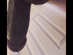 Drying My Horny Winnie before the game.