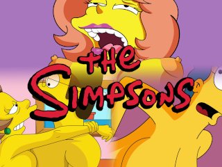 marge simpson, lisa simpson, cartoon, the simpsons porn