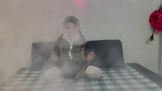 Halloween magic. Summoned squirting Wednesday and fucked her ass