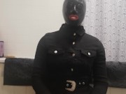Preview 1 of Rubber Doll locked in Rubbers Finest hood for 2 hours