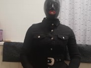 Preview 2 of Rubber Doll locked in Rubbers Finest hood for 2 hours