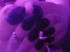 Succubus Incubus! Hybrid Demon shows off their delicious Harpy Feet ultra close-up