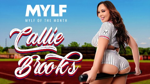 MYLF do mês - Callie Brooks dá uma espiada Into sua vida sexual e monta um pau Lucky