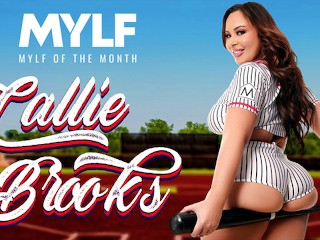 今月MYLF-Callieブルックスは彼女の性生活Intoスニークピークを提供し、Luckyコックに乗る