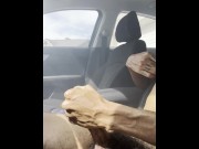 Preview 3 of BBC HIGH ASF EDGING & MOANING IN CAR (CUMSHOT)