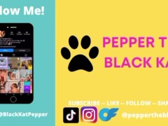 Pepper Talks To Kitten - Owner and Pet