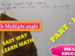 Sub Multiple Angles Class 11 math prove this math Slove By Bikash Educare Part 11
