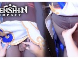 【Genchin Impact】✨Ganyu Cosplayer get Fucked, Japanese hentai anime crossdresser cosplay 10