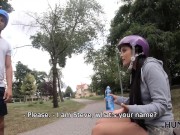 Preview 2 of HUNT4K. Girl spreads legs in front of stranger for sex before cuckold