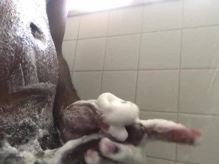 Washing this Amazing Big Sexy Dick for Future Wife