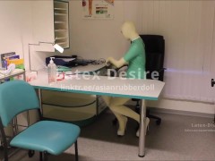 Nurse Nelli fucks herself at work