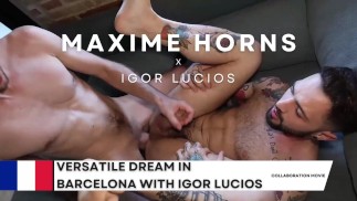 Vielseitig mit Igor Lucios intensiv anal klaffenden dicken Schwänzen in Barcelona