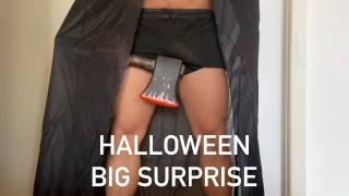 Sorpresa di Halloween Grande Cazzo Pompino e Bareback Cazzo