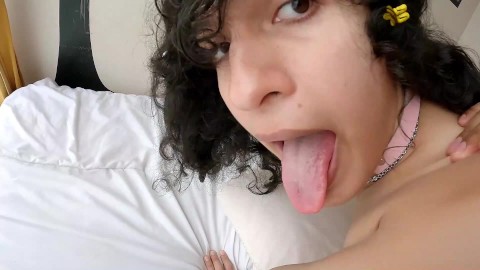 POV Delicious femboy wordt geneukt door suiker deel 2