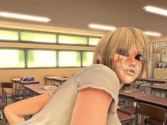 Fucking the new blonde teacher after class (Part 4) - Animation