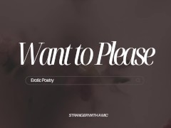 (Erotic Audio for Women) Want to Please