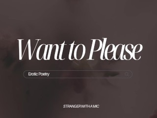 (Erotic Audio for Women) want to please