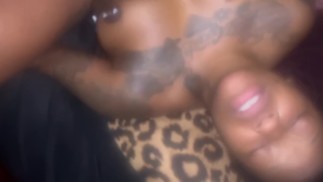 WHITEBOISWAG219 makes his ebony step sister beg him for more