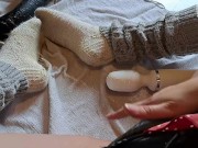 Preview 6 of I squirt my old dirty woolen socks very wet