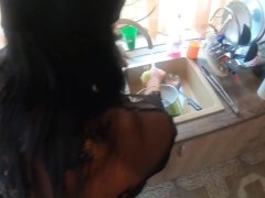 Adventures of MilfyCalla ep 70 MIX of cooking while i make sex