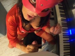 Adventures of MilfyCalla ep 96 First piano lesson