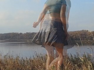 fetish, amateur, mini skirt, music