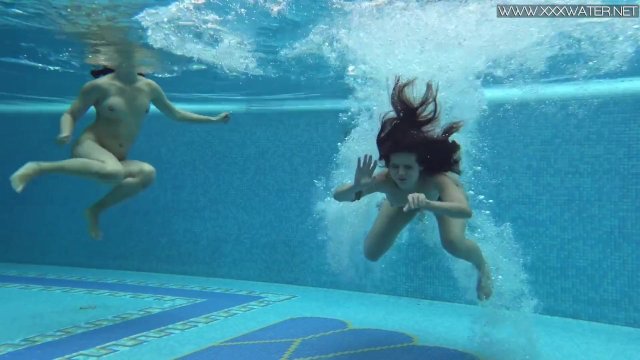 Two teens Lady Dee and Lizi Vogue swim naked - Lady Dee, Lizi Vogue