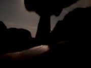 Preview 3 of Sex on the beach at night, sucking, pissing, fucking